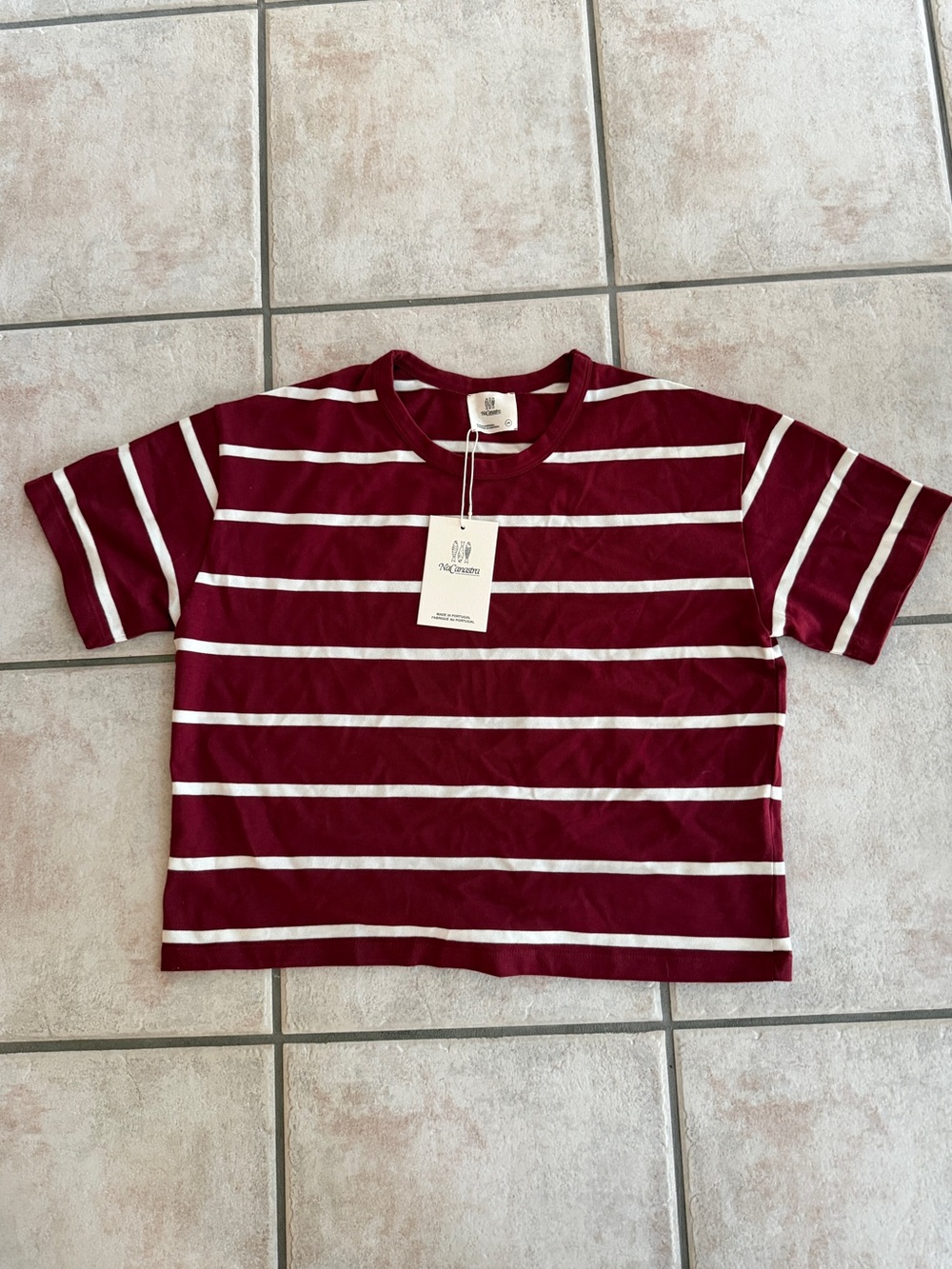 New NaCanastra cotton Boxy Tee size Large